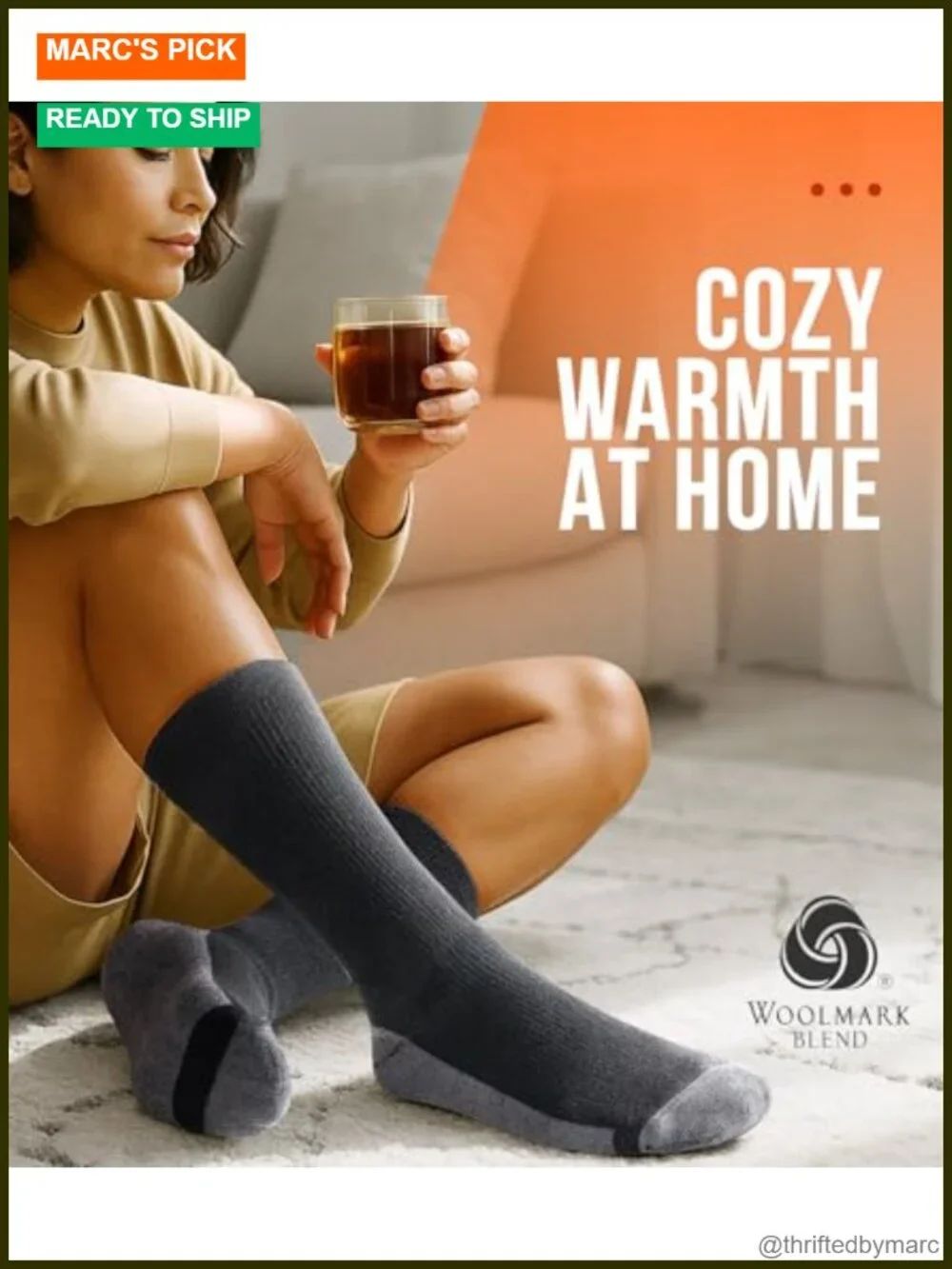 Merino Wool Hiking Socks for Men Women 3 Pair Lightweight Breathable Seamless